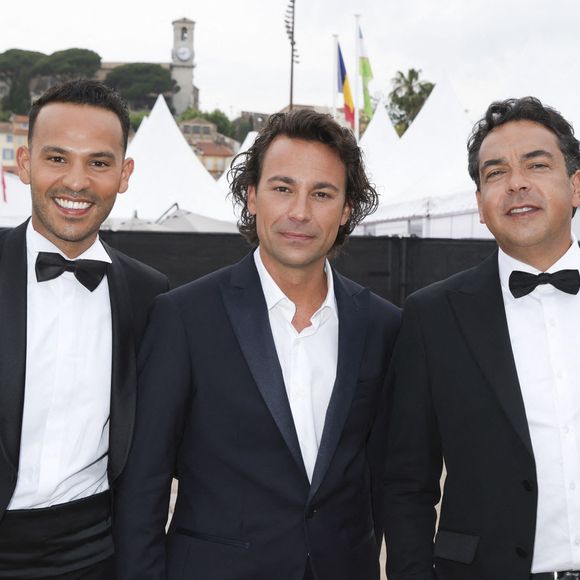 Mais de nuancer :  "Il n’y a pas de malaise. Et quand je vois les sourires autour et en dehors de la table, je suis très fier depuis quatre ans de collaborer avec eux en tant que chroniqueur"

Exclusif - Mohamed Bouhafsi, Bertrand Chameroy, Patrick Cohen sur le plateau de l'émission "C à vous" le 20 mai 2014 lors du 77ème Festival International du Film de Cannes pour une diffusion le 21 mai. © Jack Tribeca / Bestimage