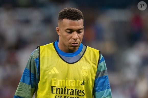 Kylian Mbappé du Real Madrid CF lors d'un match de La Liga. 4 octobre 2025. © PsnewZ/Bestimage