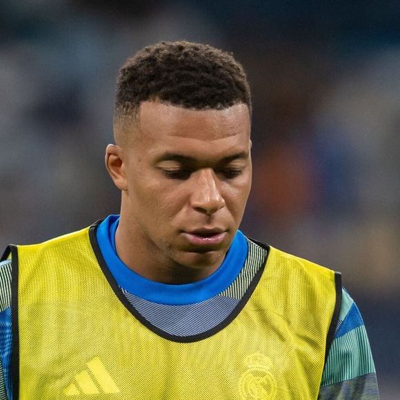 Kylian Mbappé du Real Madrid CF lors d'un match de La Liga. 4 octobre 2025. © PsnewZ/Bestimage