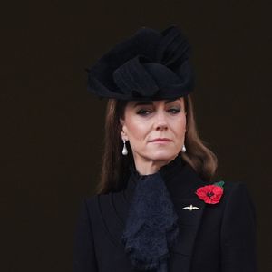 Kate Middleton lors de la cérémonie du dimanche du Souvenir au cénotaphe de Londres, Royaume-Uni, le 9 novembre 2025. Photo parJonathan Brady/PA Wire/ABACAPRESS.COM