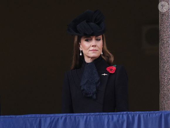 Kate Middleton lors de la cérémonie du dimanche du Souvenir au cénotaphe de Londres, Royaume-Uni, le 9 novembre 2025. Photo parJonathan Brady/PA Wire/ABACAPRESS.COM