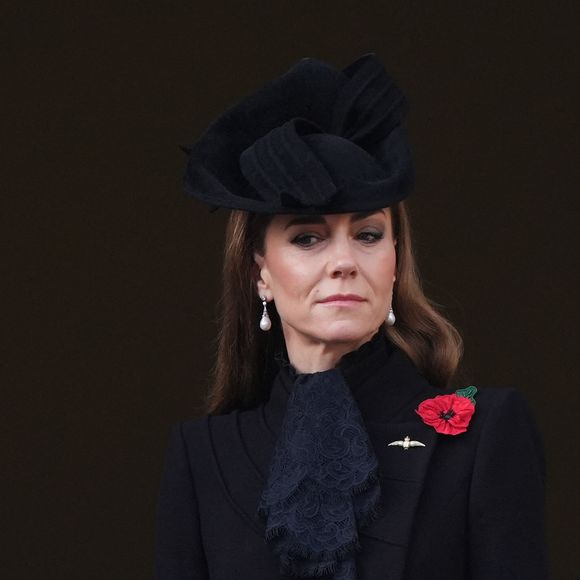 Kate Middleton lors de la cérémonie du dimanche du Souvenir au cénotaphe de Londres, Royaume-Uni, le 9 novembre 2025. Photo parJonathan Brady/PA Wire/ABACAPRESS.COM