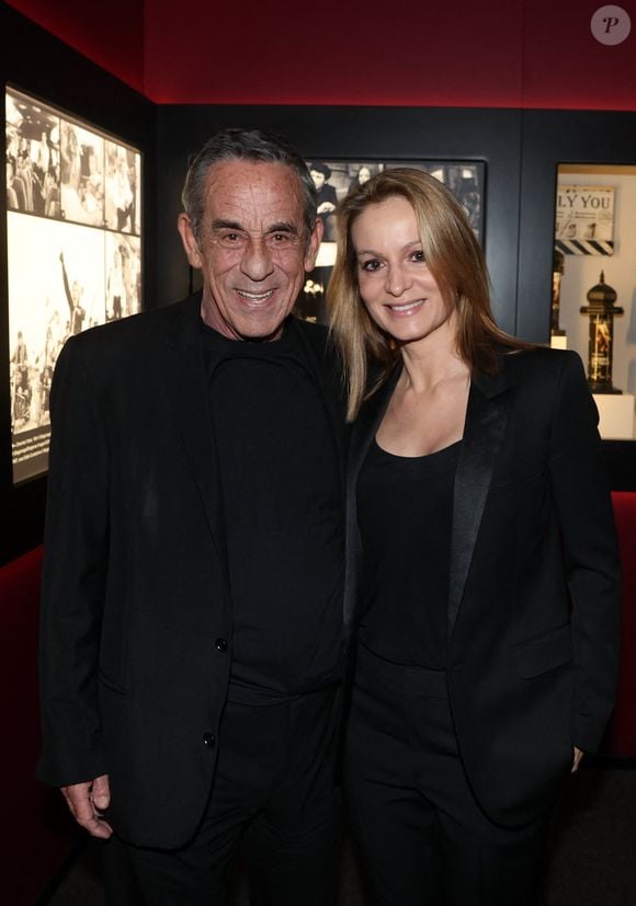 Exclusif - Prix Spécial - Thierry Ardisson et sa femme Audrey Crespo-Mara - Vernissage de l'exposition "Johnny Hallyday, l'exposition" au Palais des Expositions à Paris. Le 21 décembre 2023
© Dominique Jacovides / Bestimage