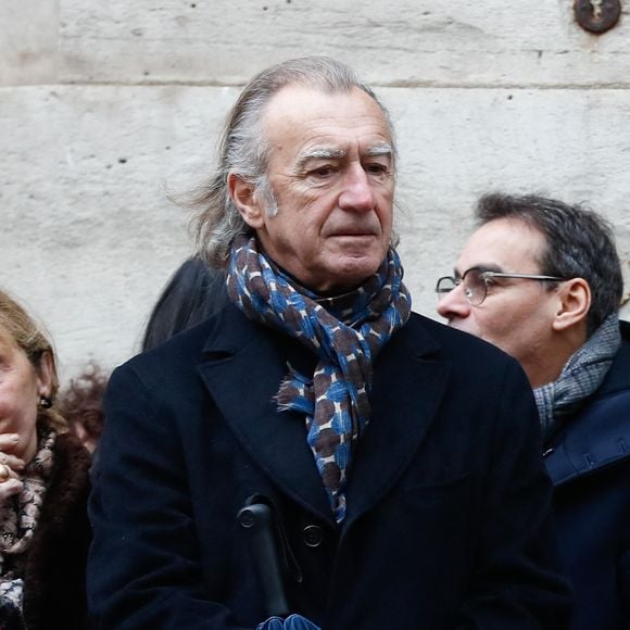 Christophe Malavoy - Sorties des obsèques de Niels Arestrup à l'Église Saint-Roch à Paris. Le 10 décembre 2024
© Christophe Clovis / Bestimage