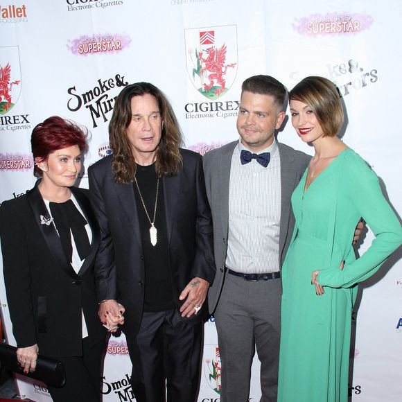 BEVERLY HILLS, CA - 13 SEPTEMBRE : Ozzy Osbourne, Sharon Osbourne, Jack Osbourne, Lisa Stelly au spectacle d'été de la Fondation Brent Shapiro sous les étoiles 2014 à Beverly Hills, CA le 13 septembre 2014. Photo Press Service / BESTIMAGE