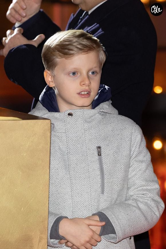 Jacques au coup d'envoi des illuminations de la SBM, sur la Place du Casino de Monaco, le 30 novembre 2024.© Olivier Huitel/Pool Monaco/Bestimage