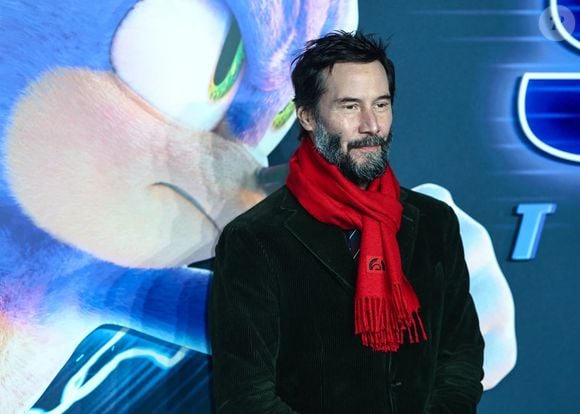 Keanu Reeves à Londres pour le film Sonic 3.