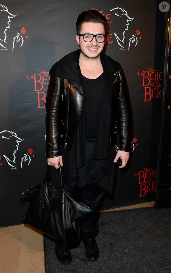Le chanteur Olympe (The Voice 2) - Première de la comédie musicale "La Belle et la Bête" avec Vincent Niclo dans le rôle de la Bête au théâtre Mogador à Paris le 20 mars 2014. COADIC GUIREC / BESTIMAGE