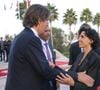 Dominique Desseigne a longtemps nié être le père de l’enfant.

Rachida Dati et Dominique Desseigne à Rabat, au Maroc, lors de la visite d'État de trois jours du président français Sarkozy au Maroc. Photo par William Stevens/ABACAPRESS.COM