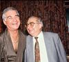 Claude Chabrol faisait également partie des habitués.
Jean-Claude Brialy et Claude Chabrol à l'avant premiere de "La jalousie" à Paris en 1992. ©Bestimage.