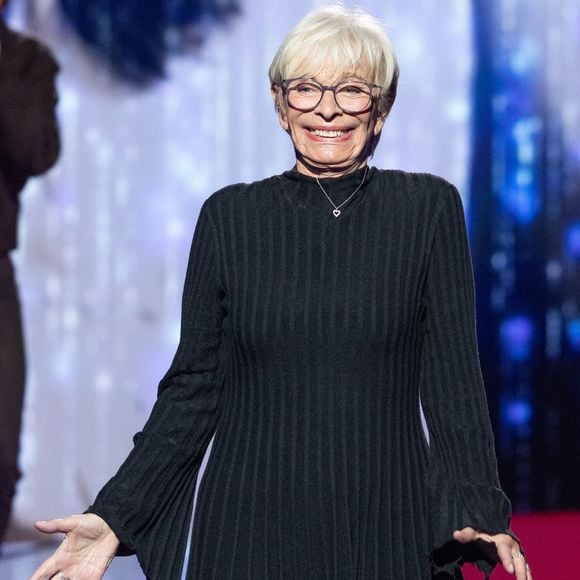 Exclusivité - Monique (épouse de Frédéric François) et les surprises de l'enregistrement de l'émission « La Boîte à secrets », présentée par F. Bollaert et diffusée le 16 janvier 2026 sur France 3, dans les studios du Lendit à Saint-Denis, France, le 16 décembre 2025. © Cyril Moreau/Bestimage