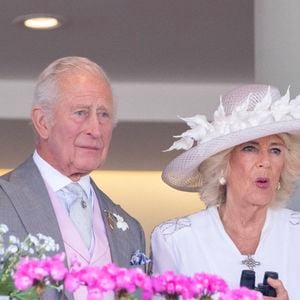 Roi Charles (Le roi Charles III d'Angleterre) III, Queen Camilla (Camilla Parker Bowles, reine consort d'Angleterre), Royal Ascot 2025, Jour 4 à Ascot, UK, 20 juin 2025.