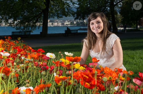 Photo d'archives de Noemie Honiat, candidate de l'émission Top Chef 5, posant à Genève, Suisse, le 4 mai 2013. Photo by Loona/ABACAPRESS.COM