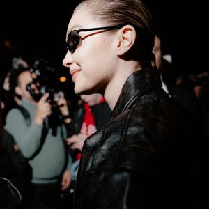 Paris, FRANCE - Gigi Hadid quittant le défilé Schiaparelli. 2025. (Backgrid UK/ Bestimage).