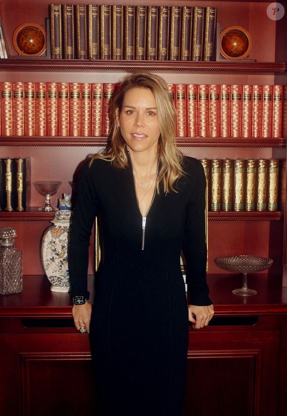 Tiphaine Auzière lors d'une réunion du jury du prix de la pensée libre au restaurant Laurent à Paris le 25 novembre 2025. © AGENCE / BESTIMAGE