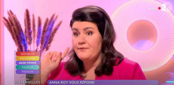 Anna Roy, sage femme et chroniqueuse des "Maternelles" sur France 5.