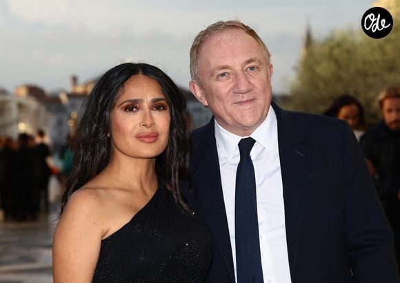 Salma Hayek et François-Henri Pinault assistent au dîner de gala de la Fondation Pinault à la Fondation Giorgio Cini à Venise, en Italie, le 6 mai 2026. Photo de Matteo Chinellato/IPA/ABACAPRESS.COM