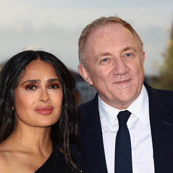 Salma Hayek et François-Henri Pinault assistent au dîner de gala de la Fondation Pinault à la Fondation Giorgio Cini à Venise, en Italie, le 6 mai 2026. Photo de Matteo Chinellato/IPA/ABACAPRESS.COM