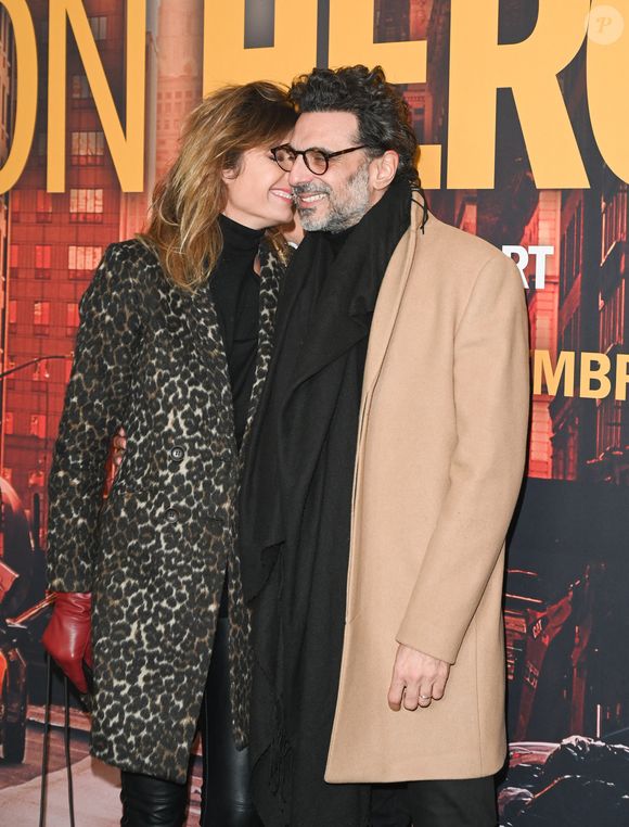 Caroline Ithurbide et son compagnon Polo Anid - Avant-première du film "Mon héroïne" au cinéma UGC Normandie à Paris le 12 décembre 2022. © Coadic Guirec/Bestimage