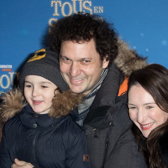 Le magicien Eric Antoine, sa femme Calista Sinclair-Antoine et leurs fils Ulysse et Raphaël - Avant-première du film "Tous en scène" au Grand Rex à Paris. Le 14 janvier 2017
© Cyril Moreau / Bestimage