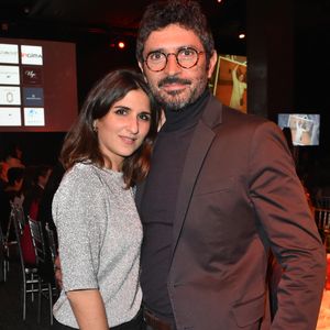 Exclusif - Géraldine Nakache et Serge Khalfon - Soirée de gala du 25ème anniversaire de la "Tsédaka" (Solidarité de la Communauté Juive de France envers les israélites et non israélites démunis) au Pavillon Vendôme à Paris, le 27 novembre 2017. © Erez Lichtfeld/Bestimage