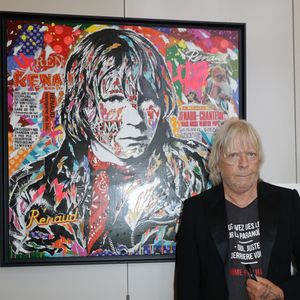 Le chanteur Renaud (Renaud Séchan) -  Vernissage de l'exposition "Renaud, Des mots et des images" à la Mairie du 13ème à Paris le 5 septembre 2024. © Coadic Guirec/Bestimage