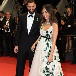 Karim Benzema et sa compagne Lyna Khoudri lors de la montée des marches du film « 13 jours 13 nuits » lors du 78ème Festival International du Film de Cannes. Le 23 mai 2025
© Jacovides-Moreau / Bestimage