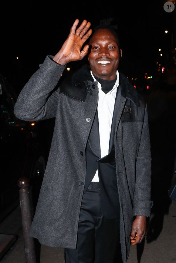 Exclusif - Abou Sangare - Arrivées au dîner des Révélations des César 2025 à L'Élysée Montmartre à Paris, France, le 20 janvier 2025.  © Christophe Clovis / Bestimage