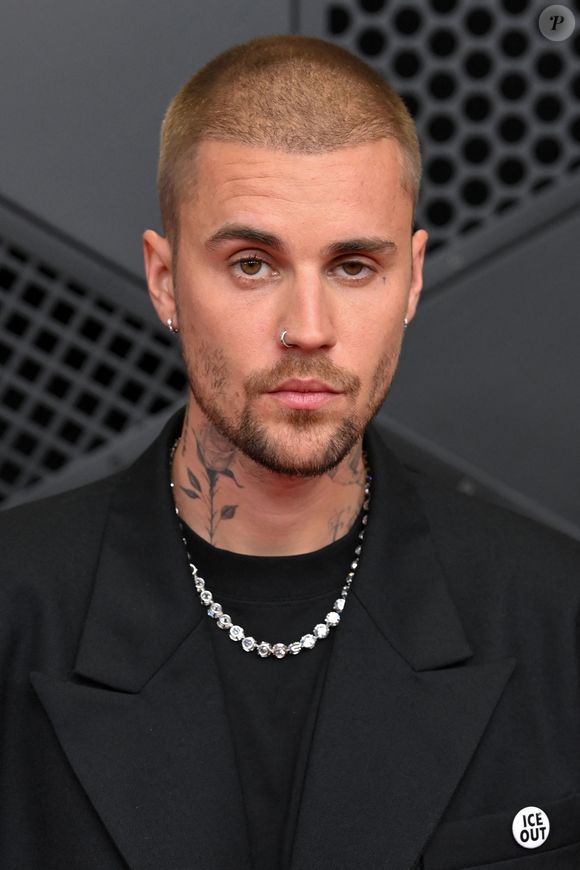 Justin Bieber au photocall de la 68ème cérémonie des Grammy Awards à la Crypto Arena de Los Angeles, Californie, Etats-Unis, le 1er février 2026. © David Fisher/Shutterstock/Bestimage
