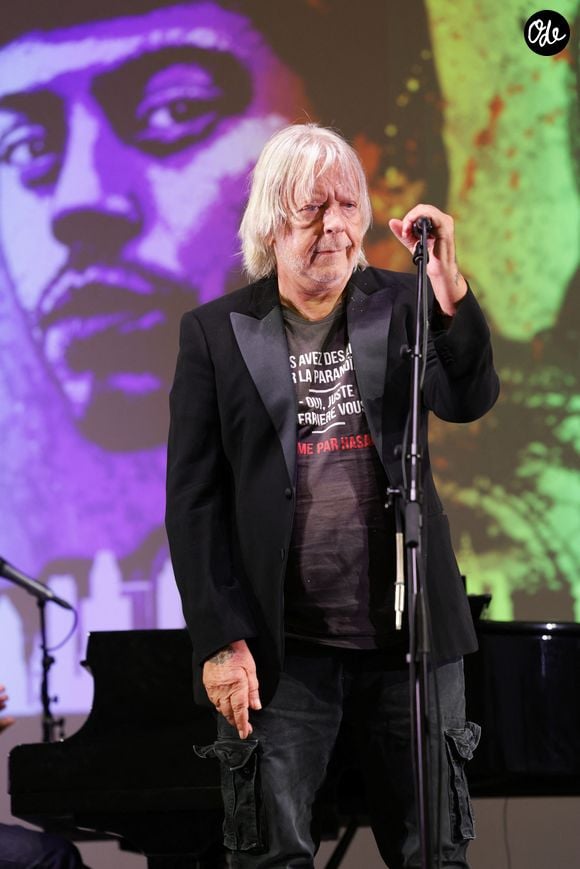 Le chanteur Renaud (Renaud Séchan) - Les amis musiciens de Renaud ont donné un concert à la Mairie du 13ème à Paris le 5 septembre 2024. © Coadic Guirec/Bestimage