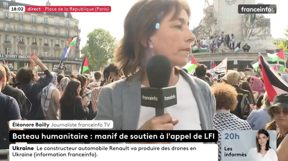 Une journaliste de franceinfo connaît une altercation avec un homme en direct à Paris.