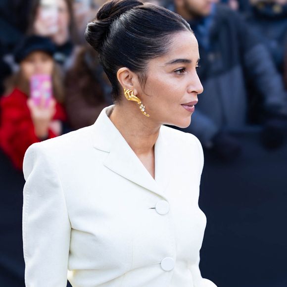 Leïla Bekhti - Arrivées des célébrités au défilé Schiaparelli "Collection Haute Couture Printemps/Eté 2026" lors de la Fashion Week de Paris (PFW), au Petit Palais à Paris, France, le 26 janvier 2026. © Thibault Duboucher/Bestimage