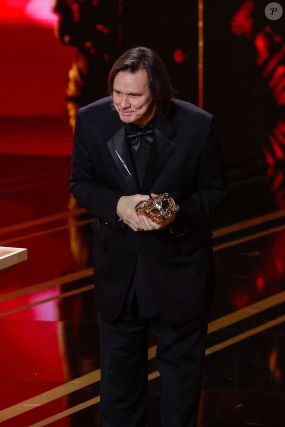 Jim Carrey (César d'honneur) lors de la 51ème cérémonie des César à l'Olympia à Paris, France, le 26 février 2025 © Borde-Jacovides/Bestimage
