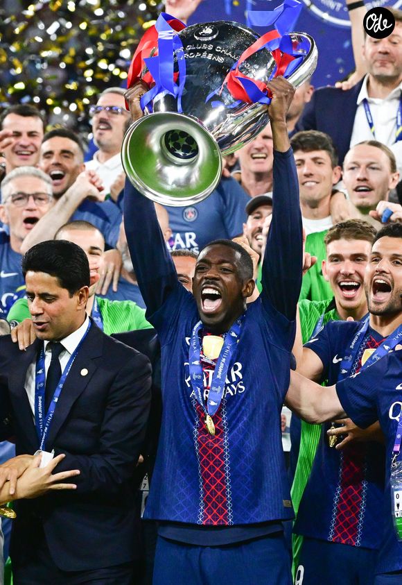 Ousmane dembelé - Le PSG remporte la Ligue Des Champions 2026, pour la seconde fois d'affilée face à Arsenal au stade Ferenc-Puskas à Budapest le 30 mai 2026. Christian Liewig/Bestimage Le PSG remporte la Ligue des Champions 2026, pour la seconde fois d'affilée face à Arsenal au stade Ferenc-Puskas à Budapest le 30 mai 2026.
Christian Liewig / Bestimage