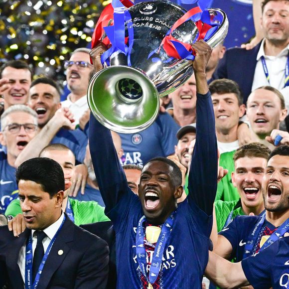 Ousmane dembelé - Le PSG remporte la Ligue Des Champions 2026, pour la seconde fois d'affilée face à Arsenal au stade Ferenc-Puskas à Budapest le 30 mai 2026. Christian Liewig/Bestimage Le PSG remporte la Ligue des Champions 2026, pour la seconde fois d'affilée face à Arsenal au stade Ferenc-Puskas à Budapest le 30 mai 2026.
Christian Liewig / Bestimage