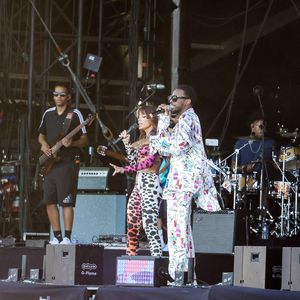 Anitta et Dadju le 16 juillet 2022 à l'Hippodrome Paris-Longchamp à Paris, France. Photo par Lyvans Boolaky/ÙPtertainment/SPUS/ABACAPRESS.COM
