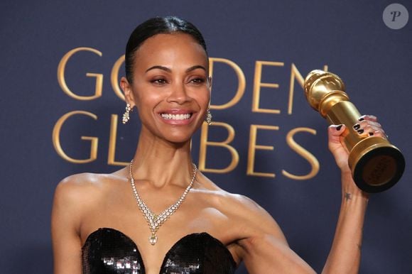 L’actrice Zoe Saldana a remporté le trophée du meilleur second rôle - Beverly Hills, CA  - 82nd Annual Golden Globe Awards



Pictured: Zoe Saldana