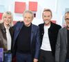Exclusif - Chantal Ladesou, Michel Drucker, Damien Thevenot, et Emmanuel Chaunu lors de l'enregistrement de l'émission Vivement Dimanche, au studio Rive gauche, à Paris, France, le 22 octobre 2025, présentée par M.Drucker, diffusée sur France 3 le 16 novembre 2025. © Guillaume Gaffiot/Bestimage