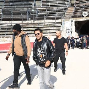 Exclusif - Jamel Debbouze participe à l'évènement "We care for All" sur le parvis des Arènes de Nîmes le 12 octobre 2022.
Rachid Bellak / Bestimage