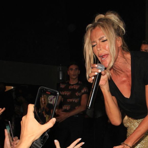 Exclusif - Ophélie Winter est en concert au Yoyo (Palais de Tokyo) à Paris le 4 juin 2022. © Philippe Baldini / Bestimage