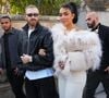 Pour rappel, elle avait déjà fait sensation au défilé Ludovic de Saint Sernin avec une tenue en cuir marron composée d'un corset à lacets.
Guram Gvasalia et Georgina Rodriguez au défilé Elie Saab Womenswear Fall/Winter 2025-2026 au Palais De Tokyo le 8 mars 2025 à Paris, France. © Lucia Sabatelli / Bestimage