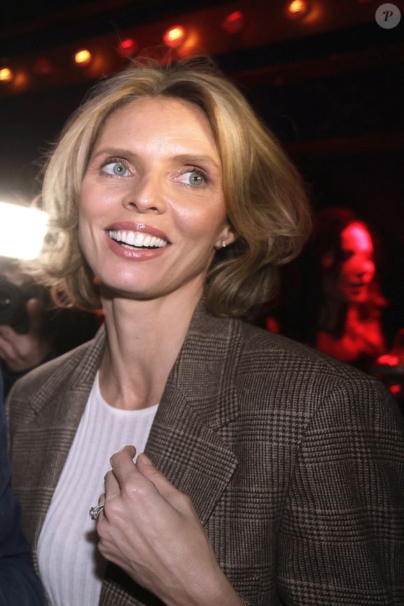 Sylvie Tellier à la 150 ème du spectacle "Tombé du ciel" de Jeanfi Janssens à la Comédie des Champs Elysées à Paris le 13 février 2025. Spectacle suivi d'une réception Restaurant Manko.

© Cédric Perrin / Bestimage