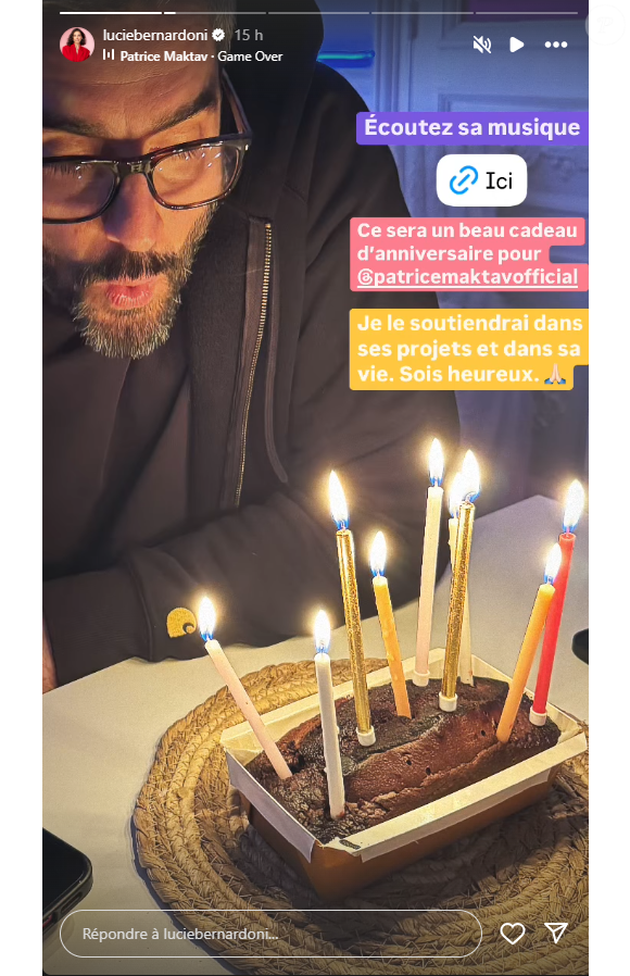Son ex-mari a fêté son anniversaire
Lucie Bernardoni adresse un message à son ex-mari Patrice Maktav