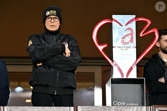 La princesse Stéphanie de Monaco lors de la sixième édition de la Fight Aids Cup, un match de football caritatif au stade Louis II à Monaco, le 25 janvier 2026.© Bruno Bebert / Bestimage