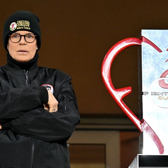La princesse Stéphanie de Monaco lors de la sixième édition de la Fight Aids Cup, un match de football caritatif au stade Louis II à Monaco, le 25 janvier 2026.© Bruno Bebert / Bestimage
