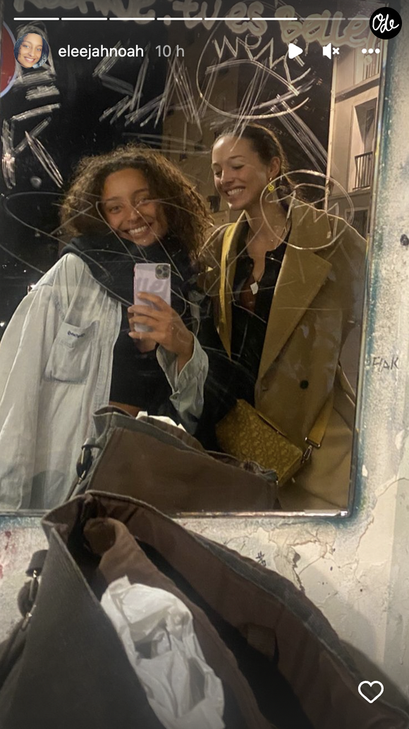 Folle soirée entre soeurs pour Eleejah et Jenaye Noah, à Paris, Instagram @justeleejah le vendredi 6 mai 2022.