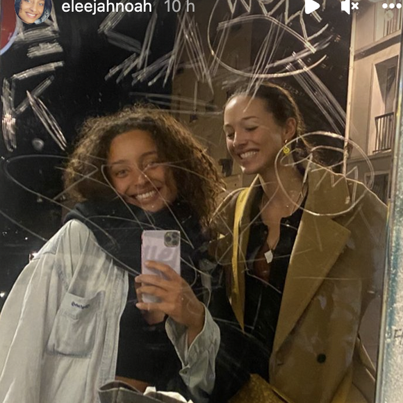 Folle soirée entre soeurs pour Eleejah et Jenaye Noah, à Paris, Instagram @justeleejah le vendredi 6 mai 2022.