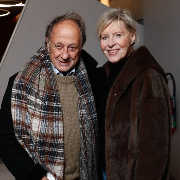 Exclusif - Chantal Ladesou et son mari Michel Ansault - Spectacle symphonique "Aznavour Célébration - l'hommage officiel" en clôture du centenaire de la naissance de C. Aznavour au palais des Congrès à Paris le 23 novembre 2024.
© Christophe Clovis / Bestimage