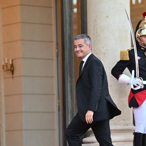 Gérald Darmanin - Dîner d'état de l'Elysée pour le président sud-coréen Lee Jae Myung le 8 septembre 2026 © Christian Liewig/Bestimage