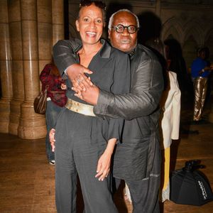 Vincent Mc Doom et Magloire assistent au défilé Lena Erziak Haute Couture automne-hiver 2025/2026 dans le cadre de la Fashion Week de Paris, à l'American Cathedral of Paris, le 7 juillet 2025 à Paris, en France. Photo : Shootpix/ABACAPRESS.COM